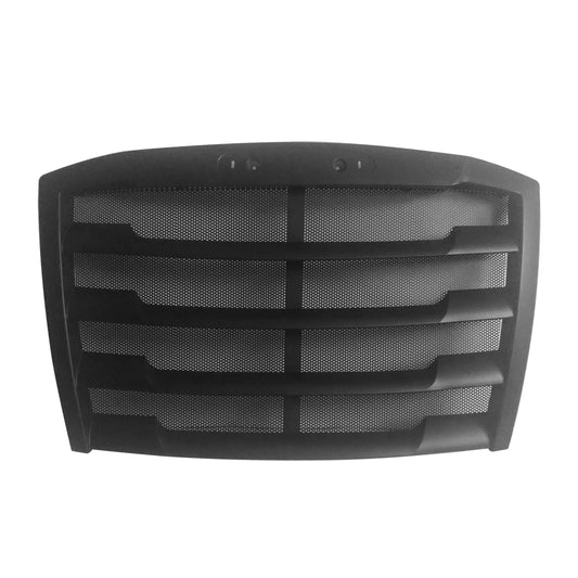 1x Front Hood Grille With Mesh Bug Screen For 2018-2023 Freightliner Cascadia