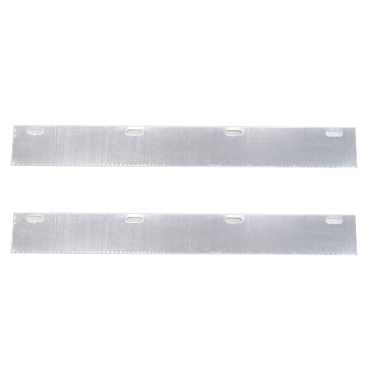 2x Aluminum 24" x 3" Reflector Stripe Onto Mud Flap Hanger For Semi Trucks