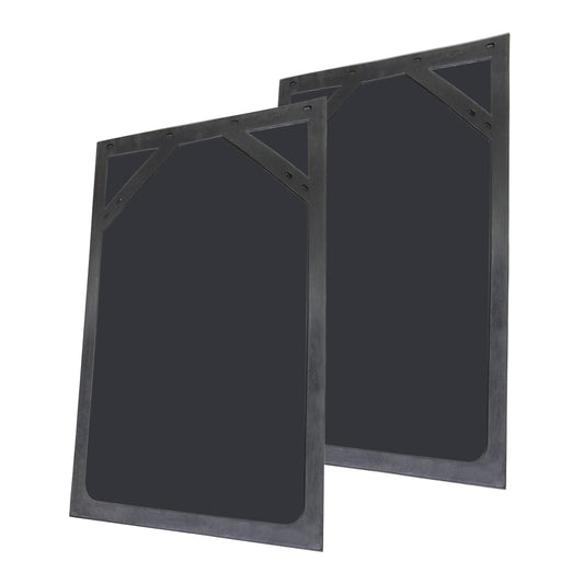 Pair 36" x 24" Mud Flaps Universal Fitment For Semi Trucks & Trailers