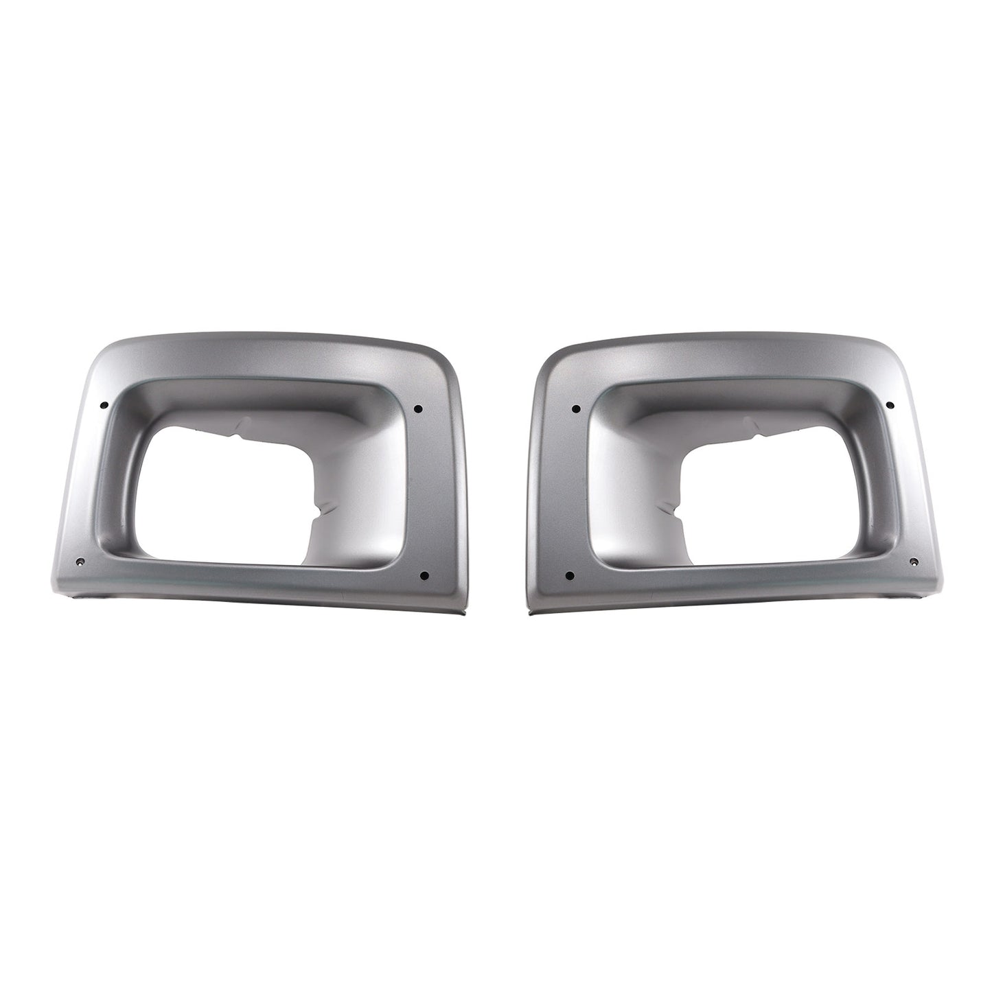 Front Pair LH & RH Front Headlight Bezel Cover For 2003-2009 Chevrolet GMC C6500 C7500 C8500